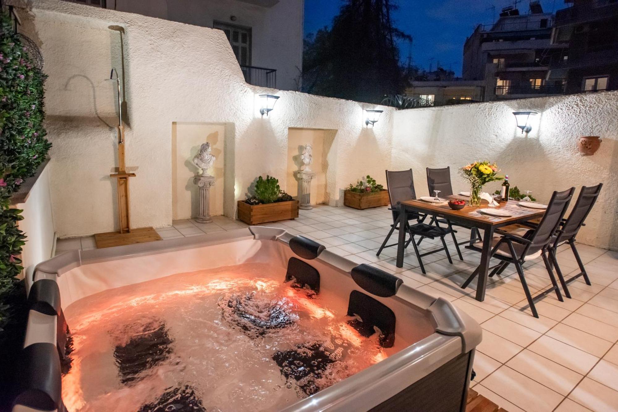 Kg Acropolis Escape Spa Apartment Athena Bagian luar foto
